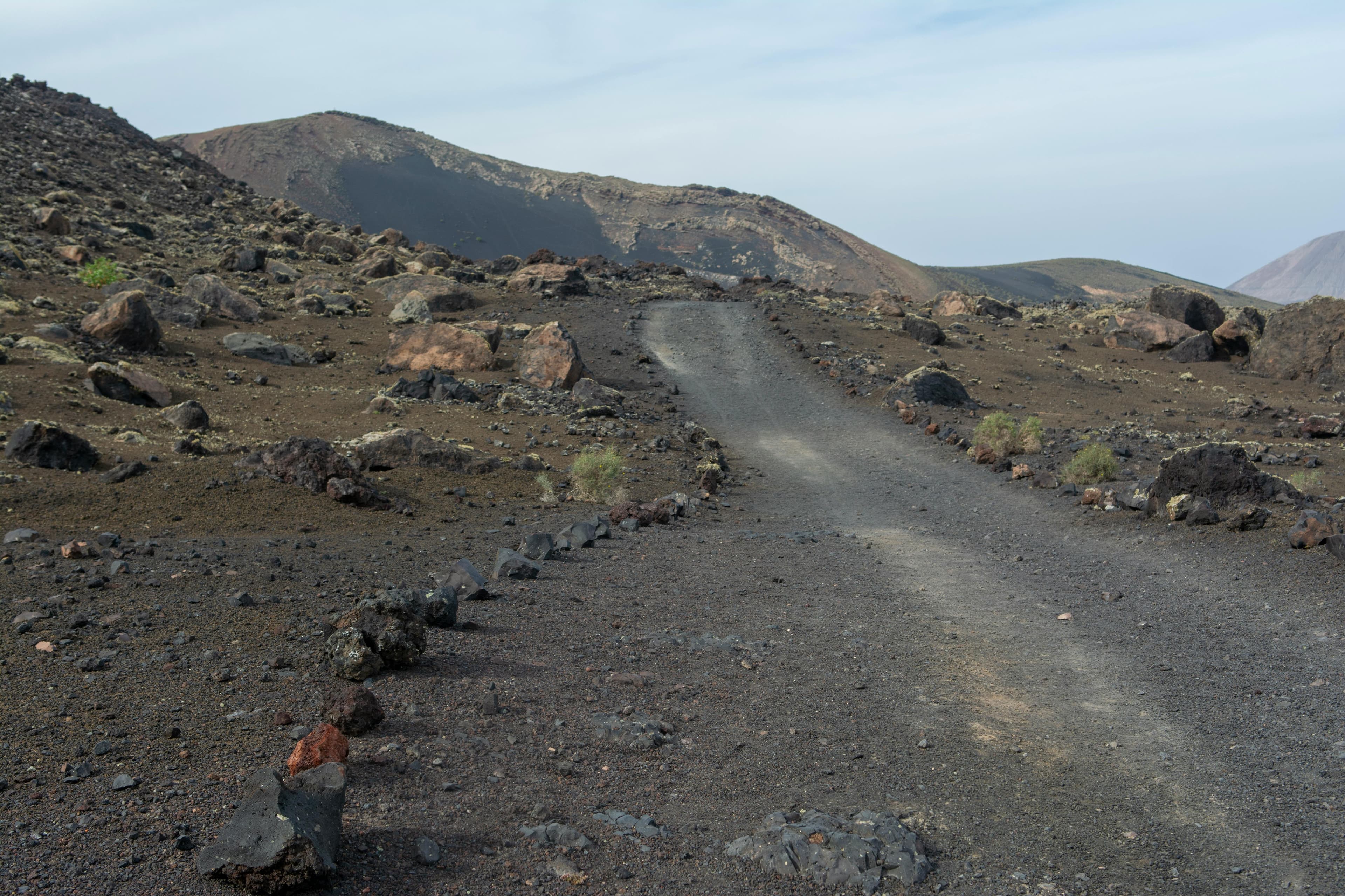 Famara cliffs overlooking La Graciosa island from Lanzarote